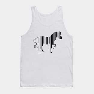 Zebra barcode stripes Tank Top